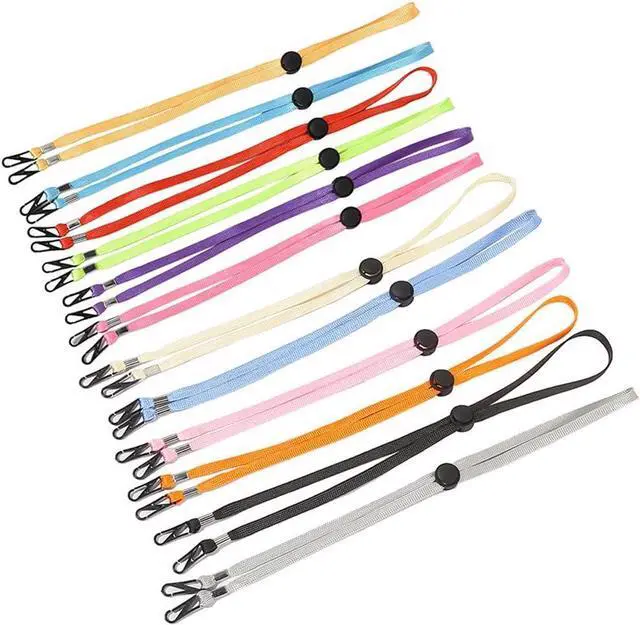 Main image of 5 Pcs Multicolored Adjustable Hat Strap Clips Elastic Hats Removable Chin Cord, Windproof Hat Anti-Lost Cap Strap Clips for Golfing Boating Fishing Hat Outdoor, Fishing Hats (5 Colors)