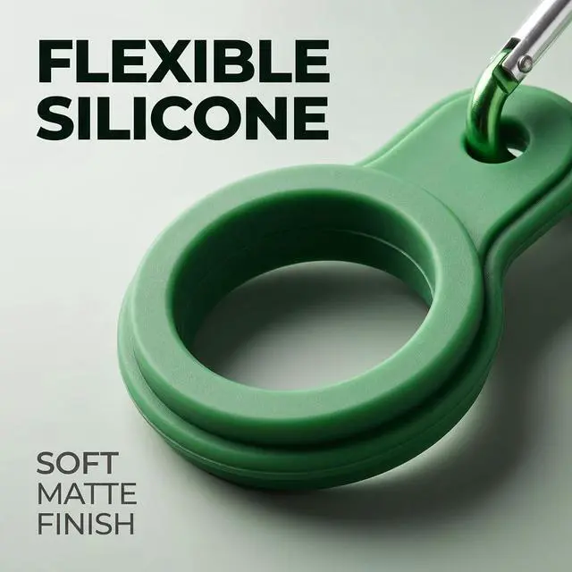 Alt view image 5 of 7 - 6 Pcs Silicone Water Bottle Buckle with Carabiner Clip Portable Secure Bottle Holder Water Bottle Hanging Rings Silicone Water Bottle Buckle Portable Hiking Camping Water Bottle Accessories