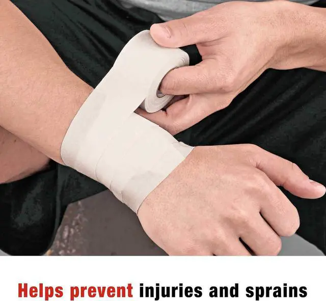 Alt view image 2 of 6 - ACE-544991 Brand Sports Tape, 1.5 in. x 10 yds., White, 1 count
