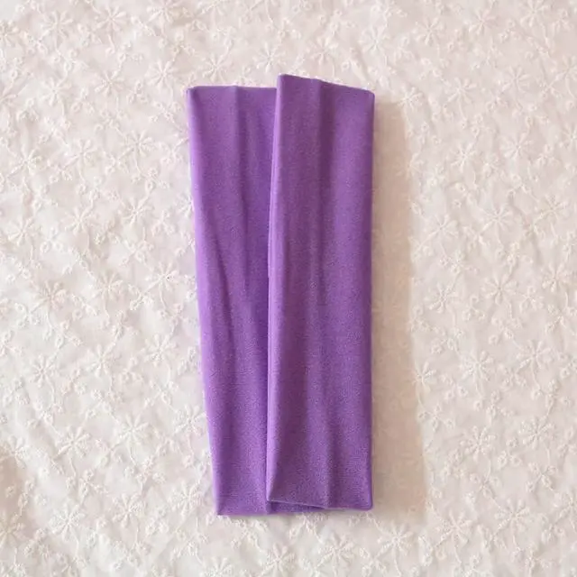 Alt view image 2 of 6 - Sport Yoga Headbands,Pack of 14,Fashion Soft Elastic Polyester Sweatband Yoga Stretchy Headband for Women Man Girl