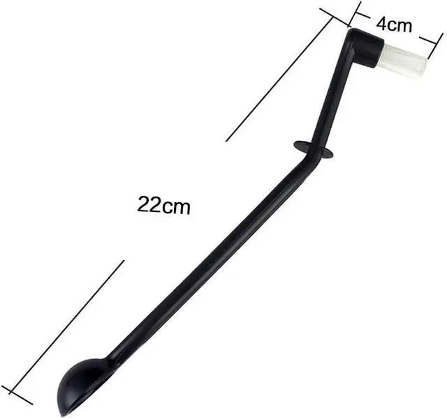 Alt view image 4 of 6 - Number-One Coffee Machine Brush Cleaner Nylon Espresso Machine Brush Grinder Brush Coffee Cleaning Tool with Spoon (Pack of 2)
