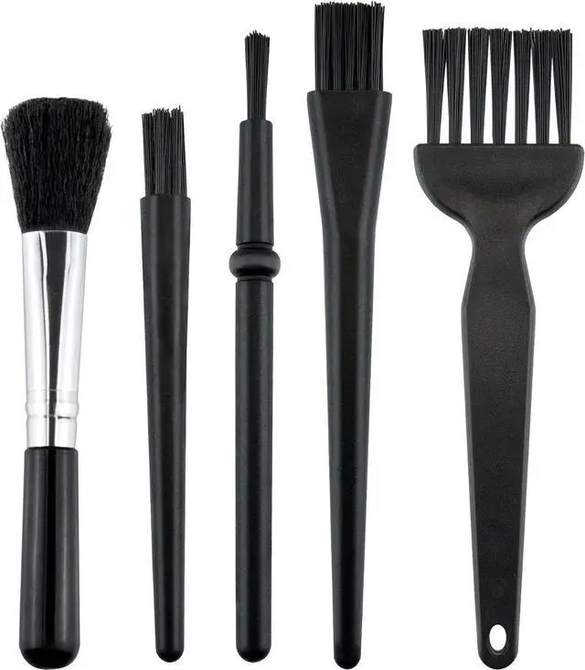 Main image of 5 PCS Mini Keyboard Brushes, Anti-Static Brush for Small Spaces | 5 Different Types of Cleaning Brushes, Portable Nylon Bristle Brush, for Cleaning Small Crevices and Crannies