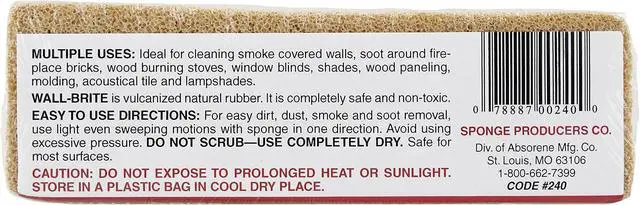 Alt view image 2 of 2 - Smoke Soot Eraser Sponge - 1 Pack