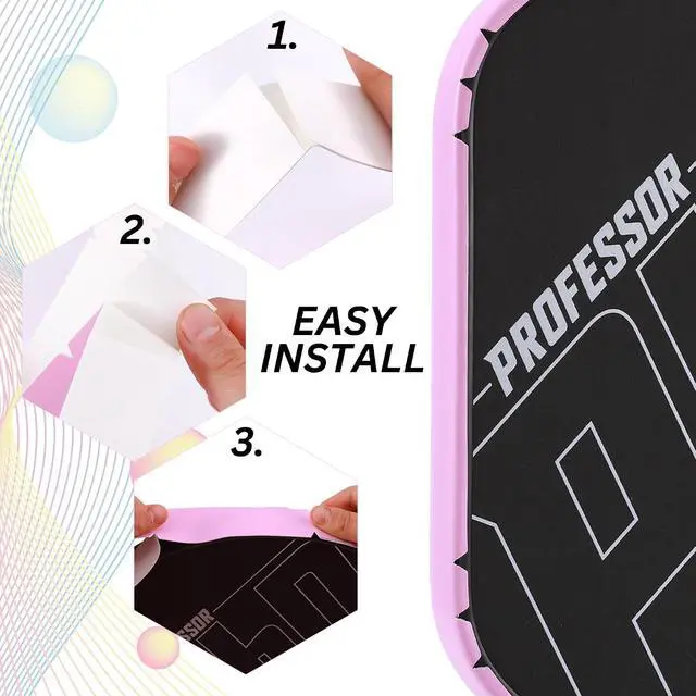 Alt view image 4 of 5 - Professor Pickleball Edge Guard Tape Pickleball Paddle Edge Tape for Ultimate Protection Fits 12mm-16mm Paddles - Easy Application, No Wrinkling