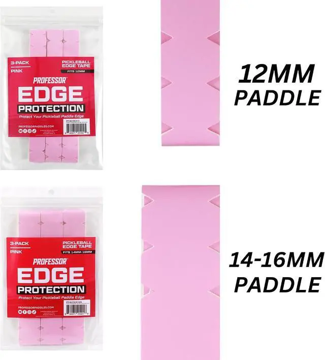 Alt view image 3 of 5 - Professor Pickleball Edge Guard Tape Pickleball Paddle Edge Tape for Ultimate Protection Fits 12mm-16mm Paddles - Easy Application, No Wrinkling