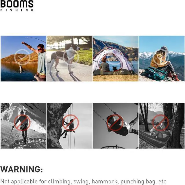 Alt view image 4 of 5 - Booms Fishing CC2 Carabiner Clip, 2.3" Small Carabiner Keychain, Multi-use Aluminium D Ring Caribeener Clips