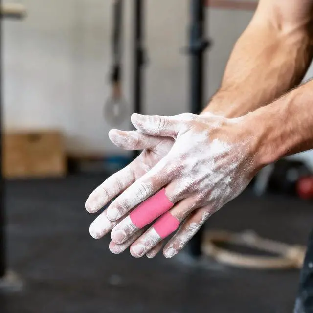 Alt view image 6 of 7 - 2 Rolls Pink Climbing Tape, 0.6-Inch x 32-feet Athletic Tape for Fingers, Hands, & Toes, Extra Strong Adhesive, Rock Tape, Sports Tape for Outdoor Sports Climbing Football