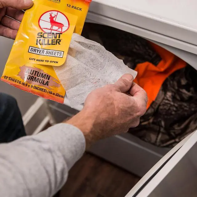Alt view image 3 of 7 - Wildlife Research Center Scent Killer Autumn Formula Dryer Sheets