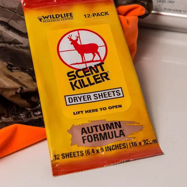 Alt view image 4 of 7 - Wildlife Research Center Scent Killer Autumn Formula Dryer Sheets