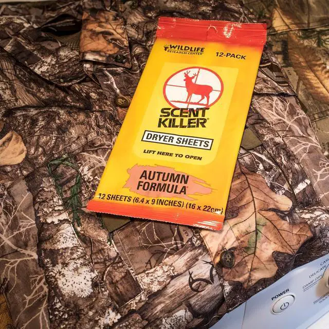 Alt view image 5 of 7 - Wildlife Research Center Scent Killer Autumn Formula Dryer Sheets
