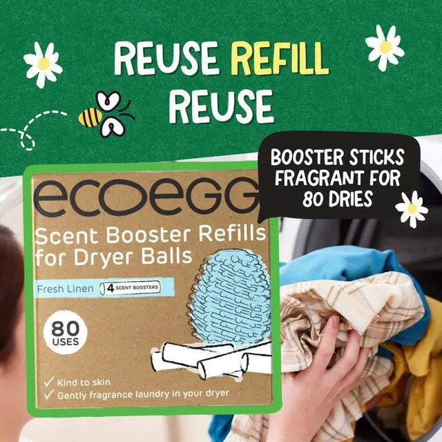 Alt view image 3 of 7 - Ecoegg Dryer Ball Refills, Fresh Linen