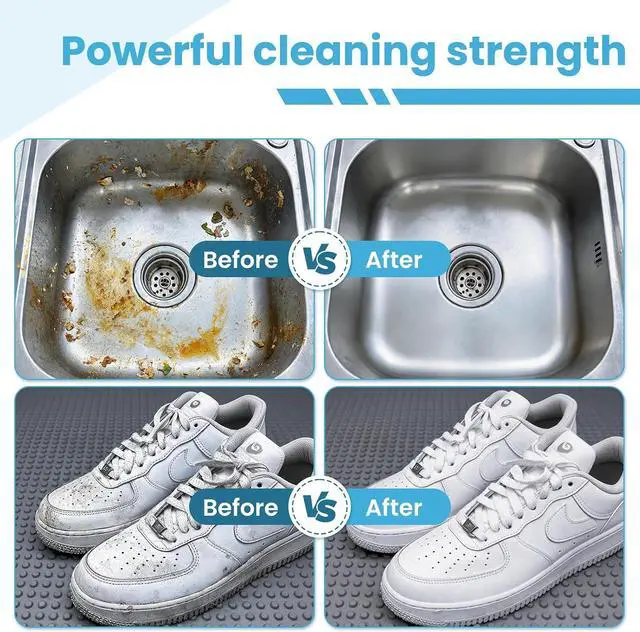 Alt view image 4 of 7 - 20 Pack 2X Compressed Magic Eraser Sponge, Thick Melamine Cleaning Sponge | Multifunctional Compressed Sponge Removes Dirt, Grease, Crayon Marks, For use in Kitchen, Bathroom, Wall Surface, Sink, Car
