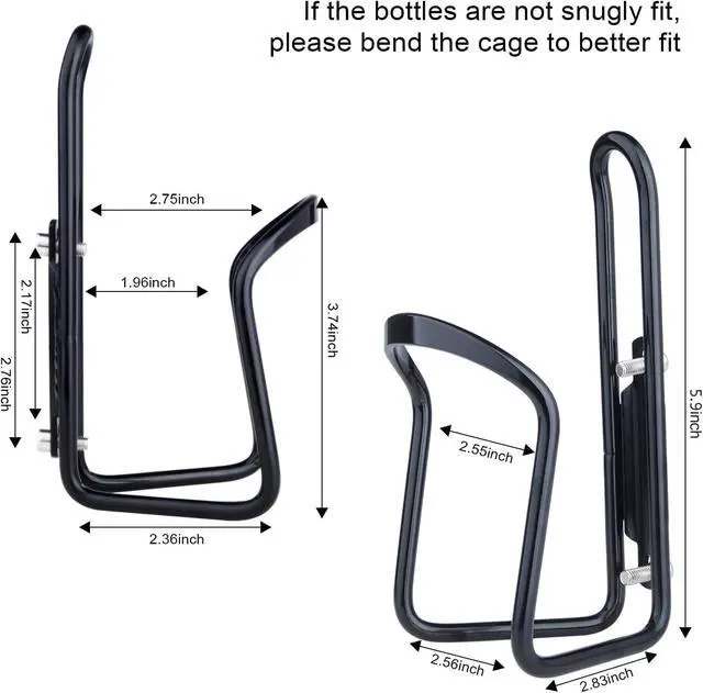 Alt view image 4 of 7 - Aluminum Alloy Biking Bicycle Water Bottle Cage Holder, Cycling Bike Water | Bottle Cage
