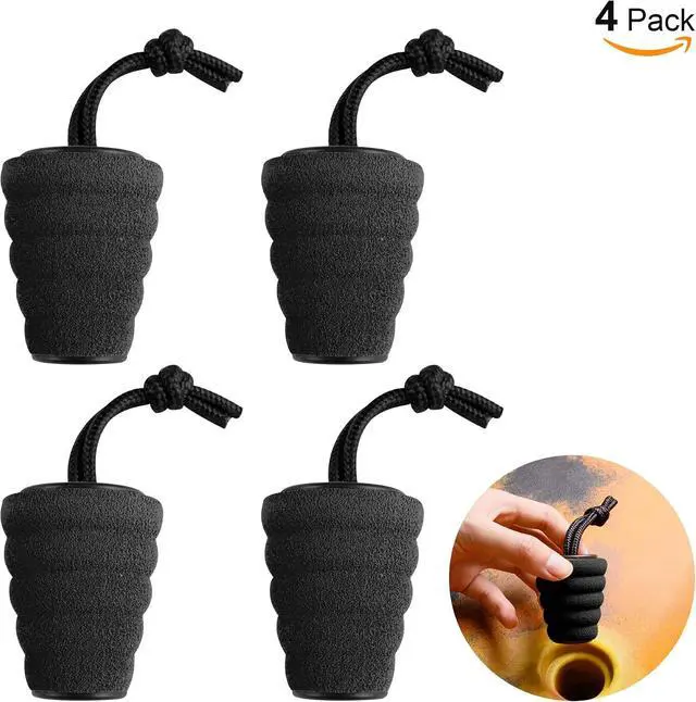 Alt view image 2 of 7 - GanFindX Kayak Scupper Plug for 1.4-1.7" Scupper Universal Drain Hole | Flexible EVA Material with Lanyard Design for Easy Installation and Secure Fit During Kayaking