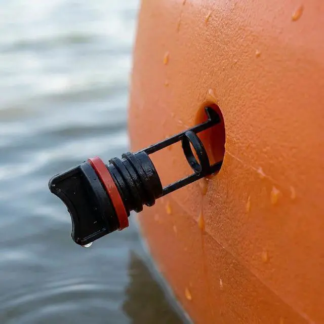 Alt view image 2 of 6 - 2PCS 3/4 Inch Nylon Kayak Drain Plug Kit Plug for Canoe Boat Hull Thread | Ocean Stream Kayak Dinghy Canoe BoatDrain Plugs Replacement