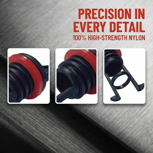 Alt view image 4 of 6 - 2PCS 3/4 Inch Nylon Kayak Drain Plug Kit Plug for Canoe Boat Hull Thread | Ocean Stream Kayak Dinghy Canoe BoatDrain Plugs Replacement