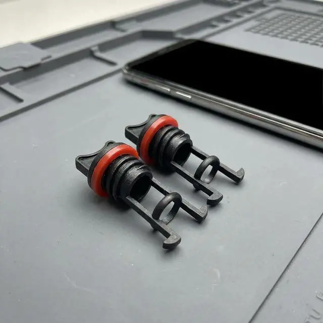 Alt view image 5 of 6 - 2PCS 3/4 Inch Nylon Kayak Drain Plug Kit Plug for Canoe Boat Hull Thread | Ocean Stream Kayak Dinghy Canoe BoatDrain Plugs Replacement
