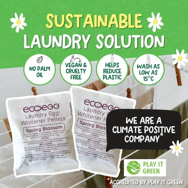 Alt view image 6 of 7 - Ecoegg Laundry Egg Refill Pellets, 50 Loads, Spring Blossom, Sensitive Skin Laundry Detergent