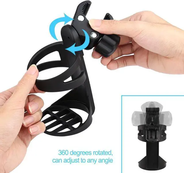 Alt view image 2 of 7 - Accmor Universal Bike Water Bottle Holder for Large Bottles, Bike Water Bottle Cages Cup Holder Fits Most Bicycles