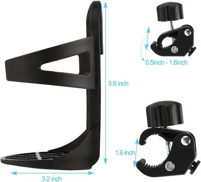 Alt view image 7 of 7 - Accmor Universal Bike Water Bottle Holder for Large Bottles, Bike Water Bottle Cages Cup Holder Fits Most Bicycles