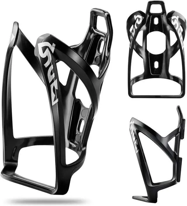Alt view image 6 of 7 - Suruid Bike Water Bottle Cage Ultra-Light Bicycle Bottle Holder Universal Bike Cup Holder Rack for Bicycle, Cycling, MTB, Road/Mountain Bikes 2 Pack - Black