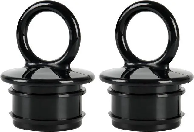 Main image of 2 Pcs PVC Boat Drain Plug, 1 1/2" Boat Livewell Plugs for Thru Hull Drain | Push in 1.5 inch Drain Plug 1 1/2 Marine Plug for for Livewell Boat