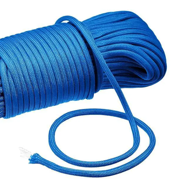 Alt view image 4 of 5 - Amazon Basics 550 Type III Paracord, 7-Strand Core, High Strength for Hiking, Camping, Survival Gear, DIY Projects, Bracelets, Lanyards, Outdoor Utility, 5/32 in x 100 ft (4mm x 30m), Blue