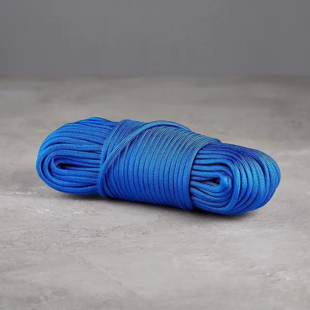 Alt view image 5 of 5 - Amazon Basics 550 Type III Paracord, 7-Strand Core, High Strength for Hiking, Camping, Survival Gear, DIY Projects, Bracelets, Lanyards, Outdoor Utility, 5/32 in x 100 ft (4mm x 30m), Blue