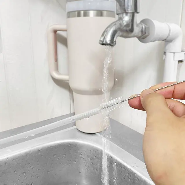 Alt view image 5 of 7 - Straw Cleaner Brush Compatible with Stanley,5PCS,Extra Long | Reusable Bendable Stanless Steel Drinking Straws Cleaning Brush for for 40/30/20 oz Stanley Mug,Sippy Cup