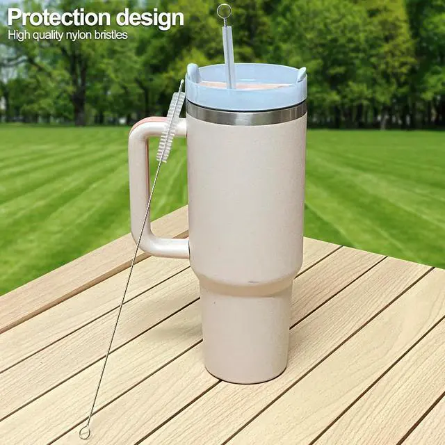 Alt view image 7 of 7 - Straw Cleaner Brush Compatible with Stanley,5PCS,Extra Long | Reusable Bendable Stanless Steel Drinking Straws Cleaning Brush for for 40/30/20 oz Stanley Mug,Sippy Cup