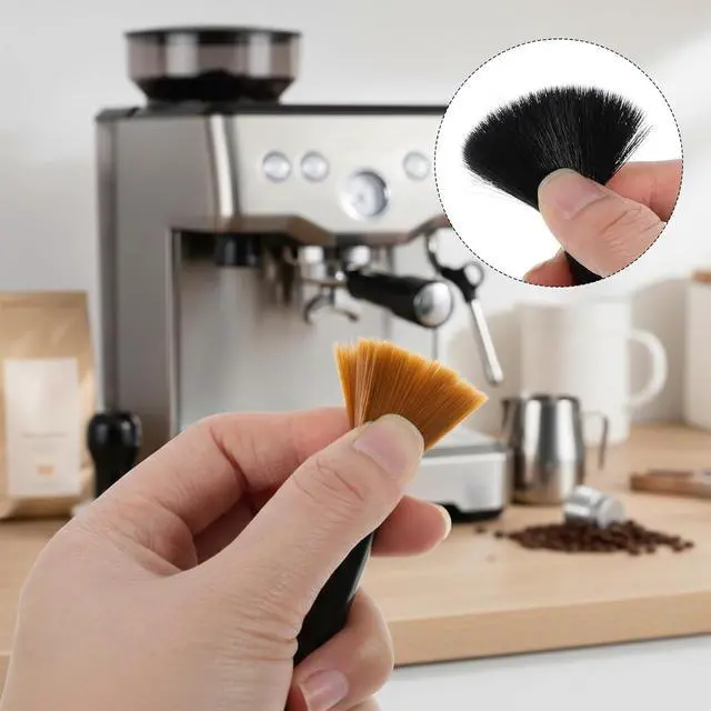 Alt view image 3 of 7 - Coffee Brush Coffee Grinder Cleaning Brush Set Air Duster and Dusting Espresso Brushes Accessories Cleaner Barista Brushes Espresso Machine Cleaning Tool for Bean Grain Tool Home Kitchen