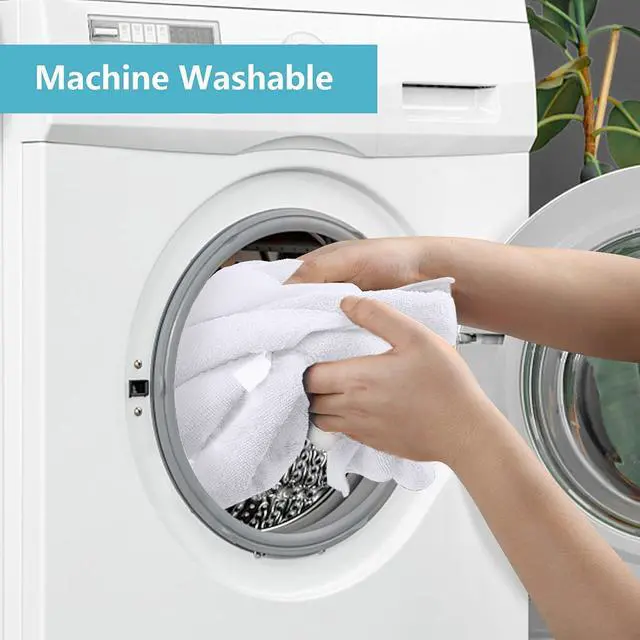 Alt view image 7 of 7 - HOMEXCEL White Cleaning Rags 5 Pack, Highly Absorbent Microfiber Cleaning Cloth for Kitchen, Lint Free, Scratch-Free, Reusable Microfiber Towels for House, Window and Glass, Cars, 11.5 X11.5 inch