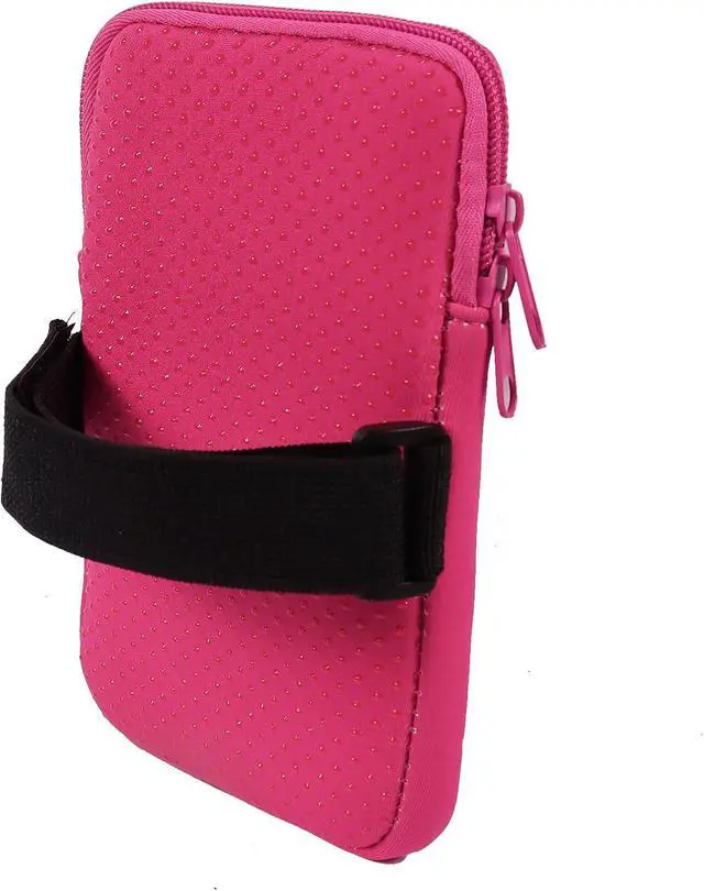 Alt view image 5 of 5 - LMYUHONG Water Bottle Pouch For Stanley cup accessories 40oz 20oz 30oz,tumbler pouch with Versatile Pocket, for Cards, Keys,Earphone. Fits for Phones, Use for Running, Walking, Hiking,Biking,DeepPink
