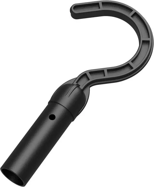 Alt view image 6 of 7 - Hook for All Robotic Pool Cleaner,Pool Hook for Poles Compatible with All Pool Cleaner Pool Vacuum (Black(1 Pack))