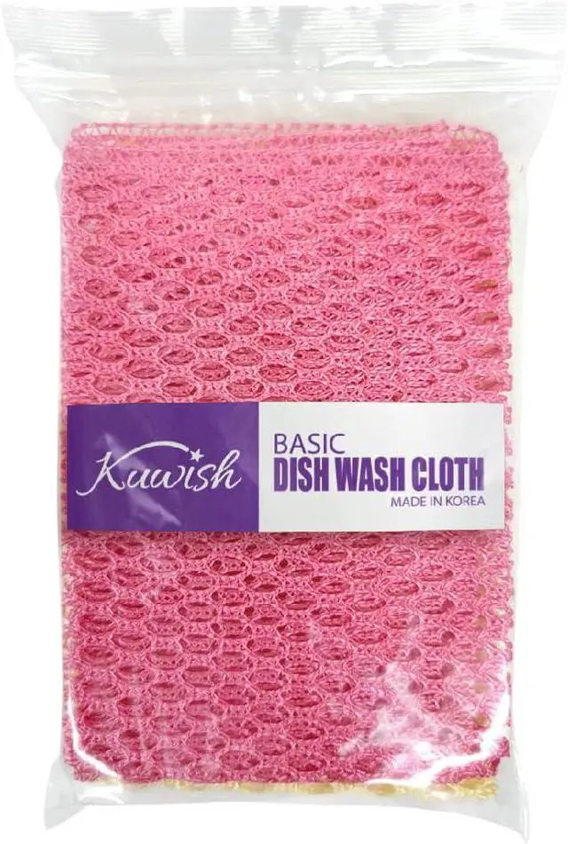 Alt view image 7 of 7 - Innovative Dish Washing Net Cloths, Quick Dry, Mesh Net for Washing, Dish Scrubber 11" by 11" 5 Pcs
