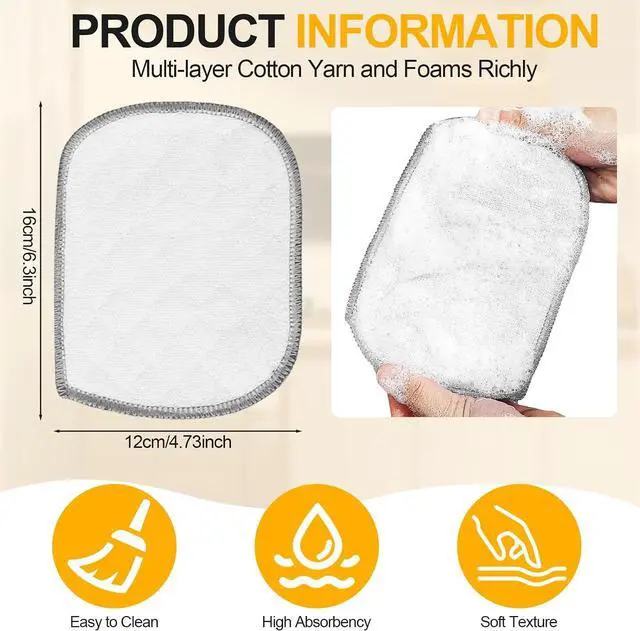 Alt view image 5 of 7 - 15 Pcs Multipurpose Wire Dishwashing Rag, Non Scratch Wire Dishcloth | Wet & Dry for Cookware, Sinks, Dishes, Pots, Pans, Reusable