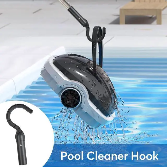 Alt view image 6 of 7 - Hook for All Robotic Pool Cleaner, Accessories Hook Customized for Pool Vacuum Robot, Robotic Pool Cleaner Including Cordless, Above Ground and Underwater, Suitable for Telescopic Poles