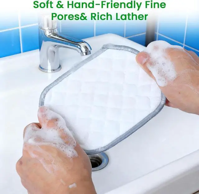 Alt view image 4 of 7 - TIESOME 10Pcs Double Side Non Scratch Wire Dishcloth Reusable Washing Cloth | Newly Upgraded Multipurpose Wire Dishwashing Rags for Wet and Dry Round Wire Washing Cloth for Kitchen, Sinks, Pots, Pans
