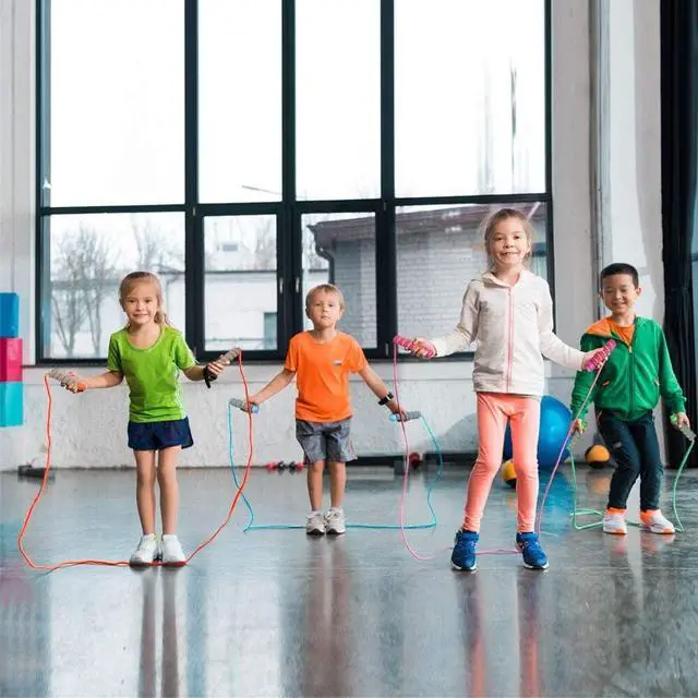 Alt view image 7 of 7 - Adjustable Soft Skipping Rope with Skin-Friendly Foam Handles for Kids, Children, Students and Adults, Fitness Jump Rope For Outdoor, Party Favor, Exercise Activity