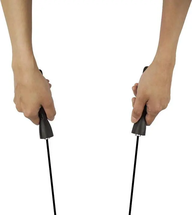 Alt view image 3 of 7 - Crown Sporting Goods Deluxe Speed Jump Rope with Precision Bearings and Foam Handles