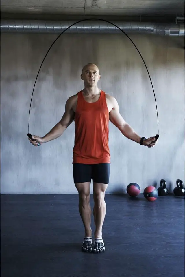 Alt view image 4 of 7 - Crown Sporting Goods Deluxe Speed Jump Rope with Precision Bearings and Foam Handles