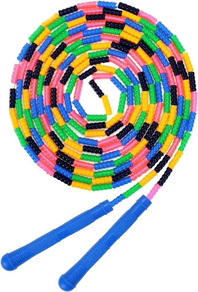 Main image of Dutch Jump Rope 16 FT 1 Pack/2 Pack, Long Soft Beaded Jump Rope, Adjustable Segmented Skipping Rope for Kids Adults, Multiplayer Jumping Rope for Fitness Outdoor