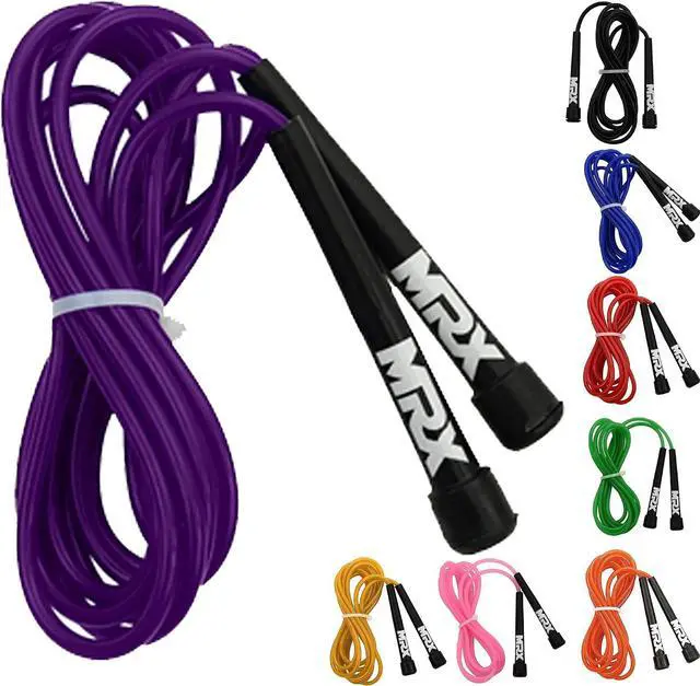 Main image of MRX 9" PVC Jump Rope for Cardio Fitness - Versatile Jump Rope for Both Kids and Adults - Great Jump Rope for Exercise