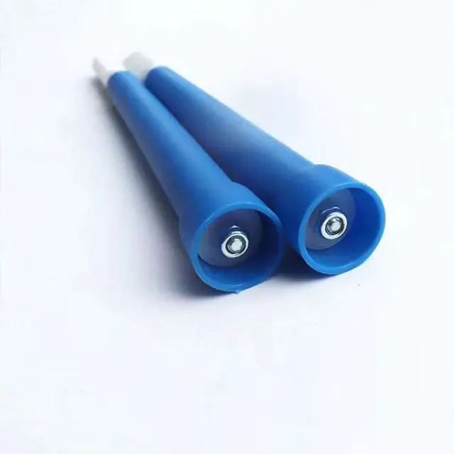 Alt view image 7 of 7 - 2 Pair Speed Jump Rope Handles Replacement Grip with Cable Mount Screw Rubber End Cap for Speed Jumping Rope Exercise Skipping Ropes Stainless Steel 2.5mm Wire Cord Repair Parts
