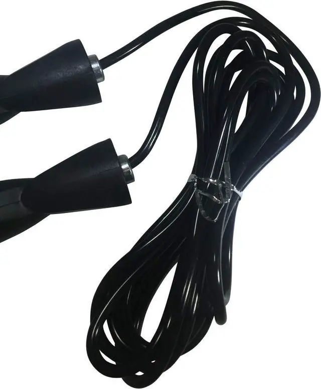 Alt view image 4 of 6 - Black Adjustable Jump Rope, Durable, and Easy to Adjust Premium Jump Rope for Men,Women,Children of All Heights and Skill Levels