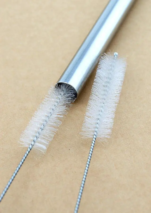 Alt view image 4 of 5 - Bubble Tea Boba Straw Cleaning Brushes Set of 4 - EXTRA WIDE 1/2" wide x 10" Jumbo Drink CocoStraw Brand -4 PACK