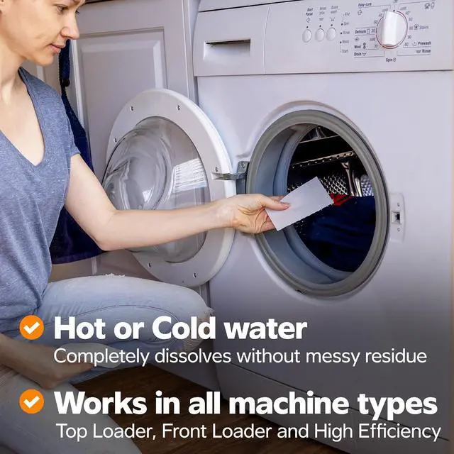 Alt view image 3 of 7 - Laundry Detergent Sheets Eco-Friendly, Hypoallergenic, Gentle on Skin, Highly Concentrated, Wash (Summer Daze, 20 Sheets (40 Standard Loads))