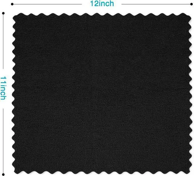 Alt view image 6 of 7 - Orighty Microfiber Cleaning Cloth - 24 Pack, Black Cleaning Rags 12x11 inch | Microfiber Towels for Cars, Highly Absorbent Household Cleaning Supplies, Reusable Lint Free Cloths for House, Kitchen