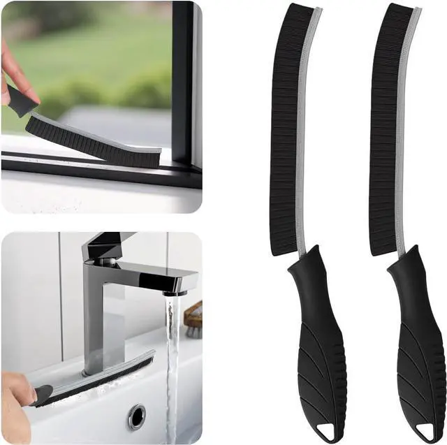 Main image of TQRR 2Pcs Cleaning Brush, Grout Brush, Hard Bristle Crevice Cleaning Brush | Multifunctional Deep Cleaning Supplies for Swimming, Walls, Shower, Bathroom, Tile, Kitchen,Tub, Sink, Toilet