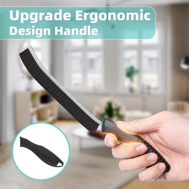 Alt view image 4 of 6 - TQRR 2Pcs Cleaning Brush, Grout Brush, Hard Bristle Crevice Cleaning Brush | Multifunctional Deep Cleaning Supplies for Swimming, Walls, Shower, Bathroom, Tile, Kitchen,Tub, Sink, Toilet
